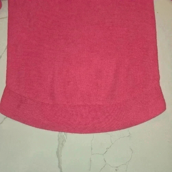 Talbots Womens Lightweight V-Neck Tunic Sweater Pink Size Small - Picture 4 of 11